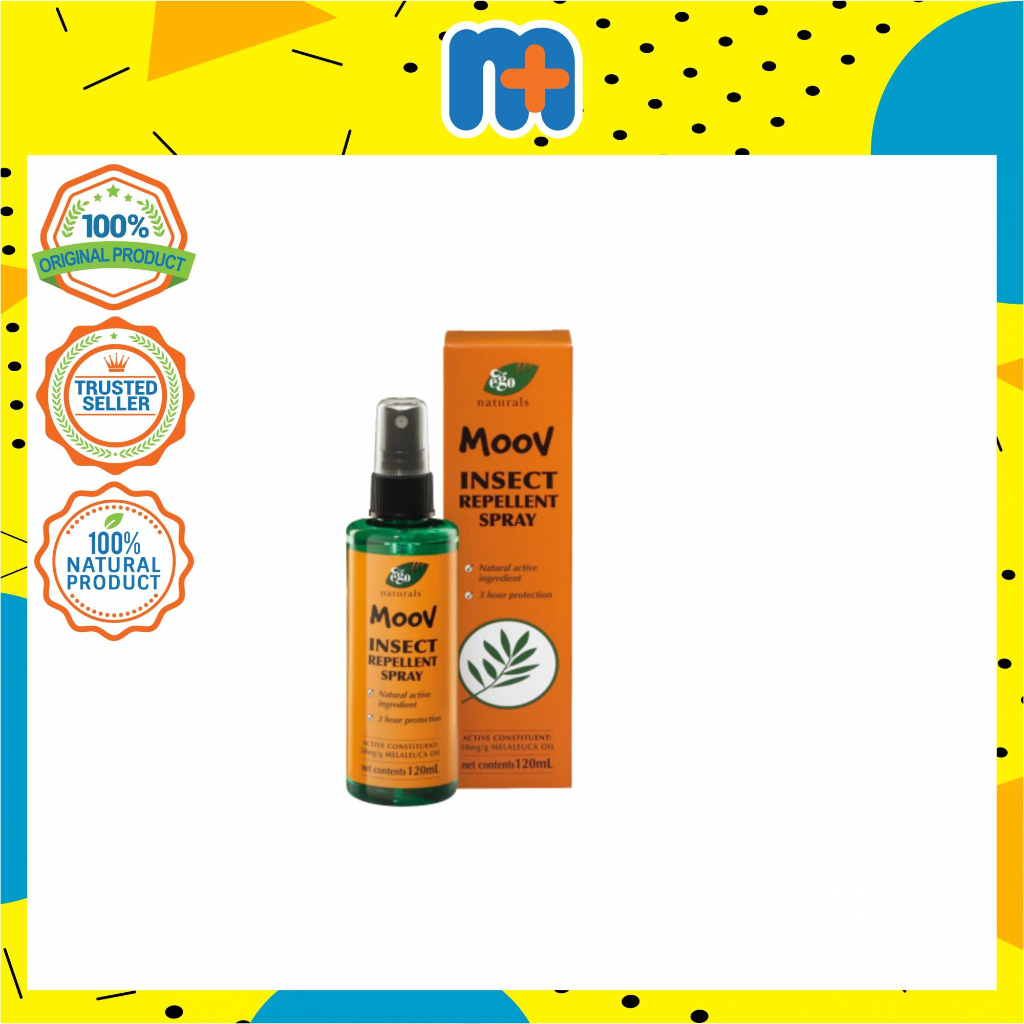 [MPLUS] Moov Insect Repellent Spray 120Ml